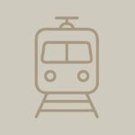 Zug Icon, vereinfachtes Symbol